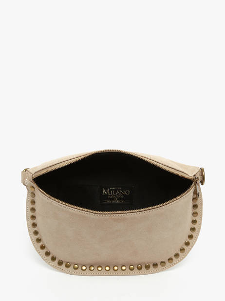 Heuptasje Milano Beige velvet VE24112 ander zicht 3