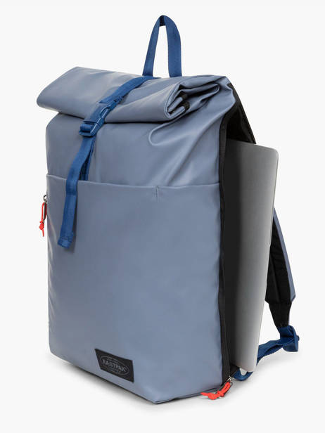 Rugzak Eastpak Blauw tarp MANHATTA ander zicht 3