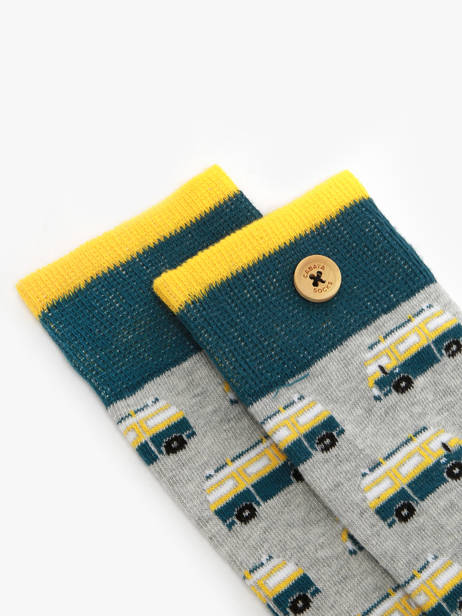 Sokken Cabaia Blauw socks BIG ander zicht 1