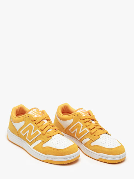 Sneakers 480 Uit Leder New balance Geel men BB480LWA ander zicht 2