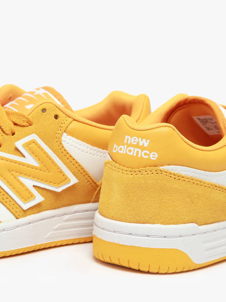 Sneakers 480 Uit Leder New balance Geel men BB480LWA ander zicht 3