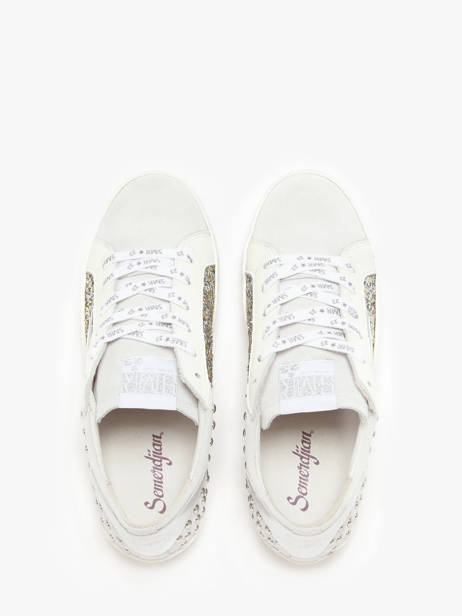 Sneakers Roy Uit Leder Semerdjian Wit women ROYB502 ander zicht 4