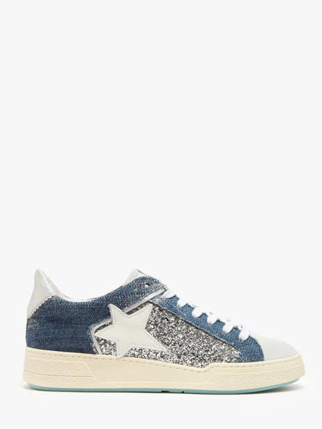 Sneakers Duck Uit Leder Semerdjian Blauw women DUCKB723
