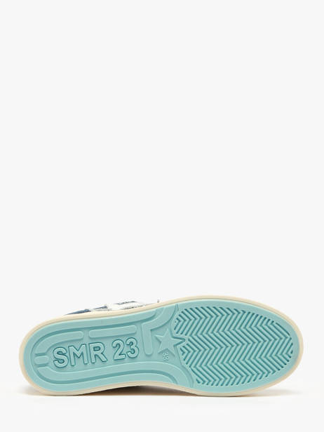 Sneakers Duck Uit Leder Semerdjian Blauw women DUCKB723 ander zicht 5