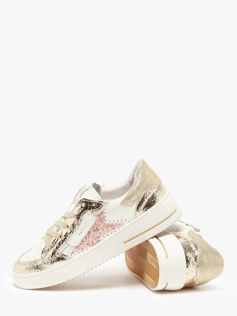 Sneakers Ale Uit Leder Semerdjian Goud women ALEB717 ander zicht 3