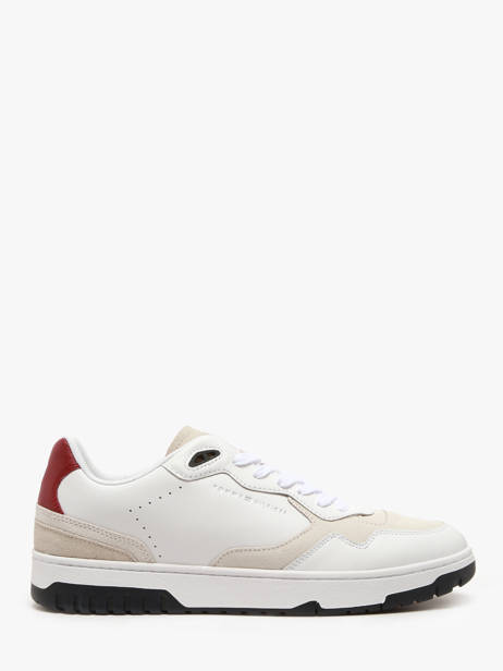 Sneakers Uit Leder Tommy hilfiger Wit men 5490YBS