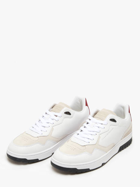 Sneakers Uit Leder Tommy hilfiger Wit men 5490YBS ander zicht 1