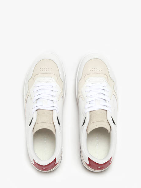 Sneakers Uit Leder Tommy hilfiger Wit men 5490YBS ander zicht 3