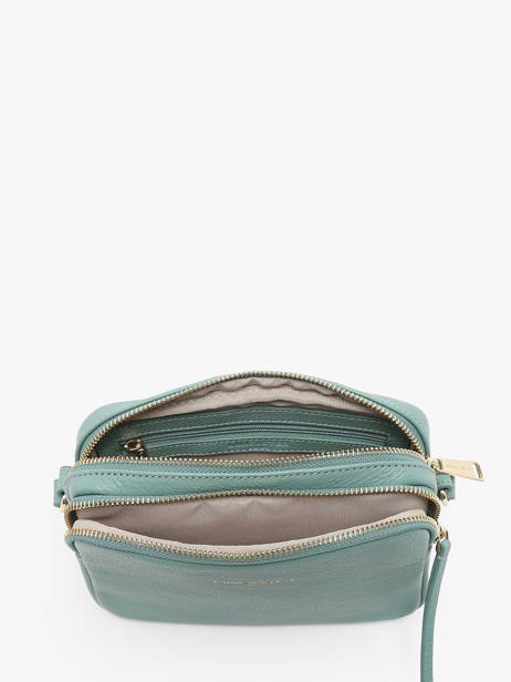 Cross Body Tas Dune Leder Lancaster Groen dune 529-20 ander zicht 3