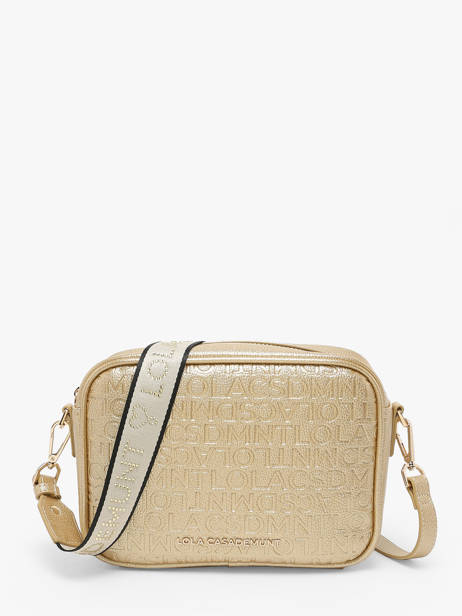 Cross Body Tas Logo Lola casademunt Goud logo 66
