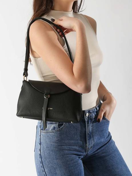 Cross Body Tas Dune Gaia Leder Lancaster Zwart dune gaia 103 ander zicht 1