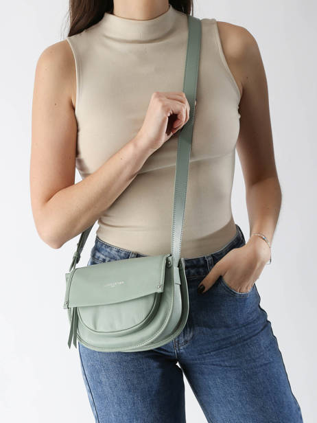Cross Body Tas Soft Selma Leder Lancaster Groen soft selma 1 ander zicht 1