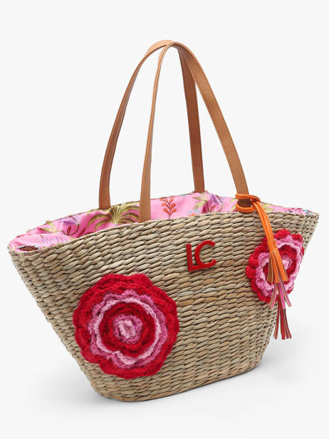 Schoudertas Panier Stro Lola casademunt Beige panier 93 ander zicht 2