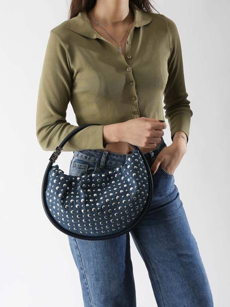 Schoudertas M Domino Denim En Studs Sonia rykiel Blauw domino SA17CO66 ander zicht 1