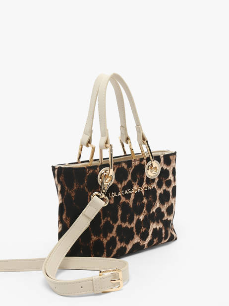 Handtas Leo Lola casademunt Bruin leo 60 ander zicht 2
