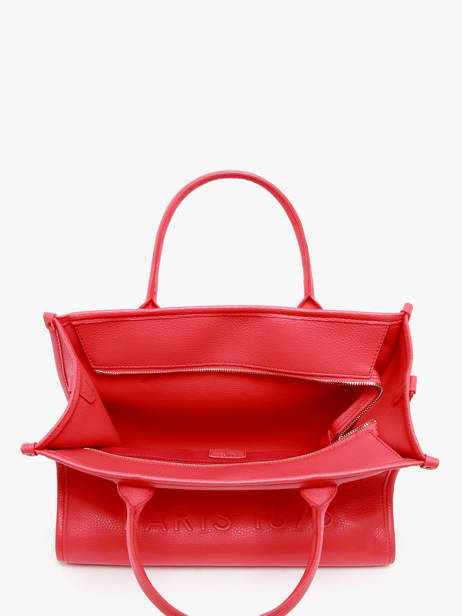 Handtas M Jour Leder Lancel Rood jour A12996 ander zicht 3