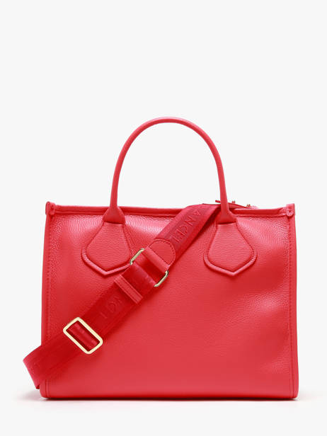Handtas M Jour Leder Lancel Rood jour A12996 ander zicht 4