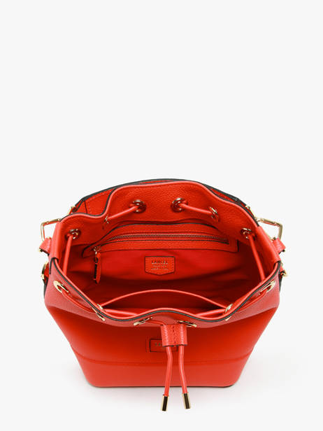 Bucket Bag S Ninon Leder Lancel Oranje ninon A10922 ander zicht 3