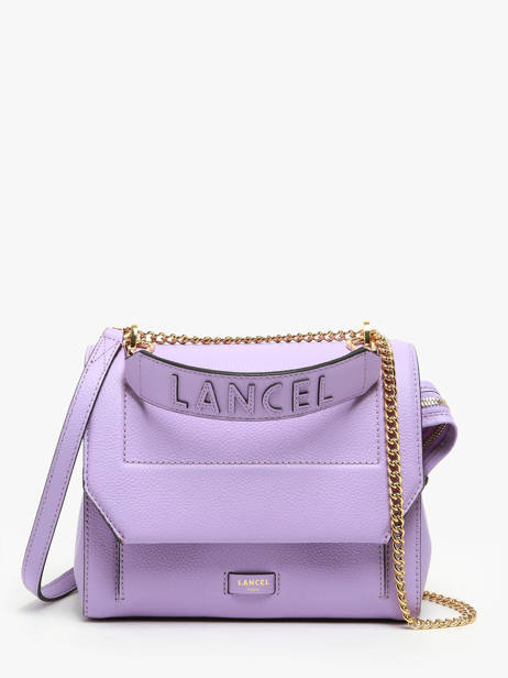 Handtas M Ninon Leder Lancel Violet ninon A09222