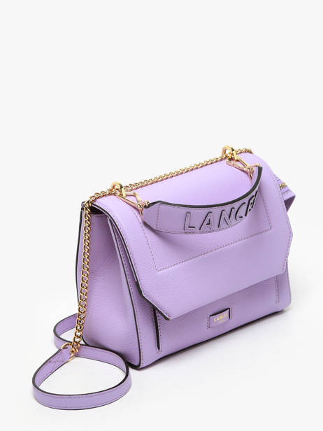 Handtas M Ninon Leder Lancel Violet ninon A09222 ander zicht 2