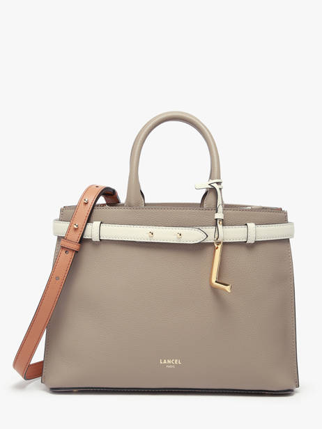 Handtas Faubourg Leder Lancel Wit faubourg A13548