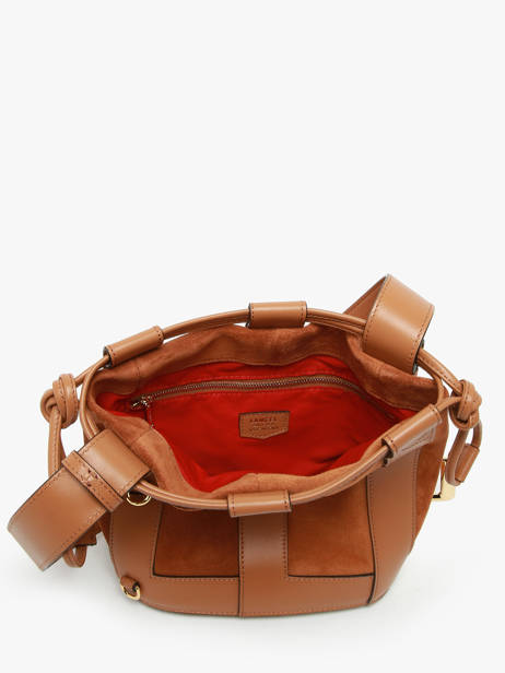 Bucket Bag S Elles Leder Lancel Bruin elles A13359 ander zicht 3
