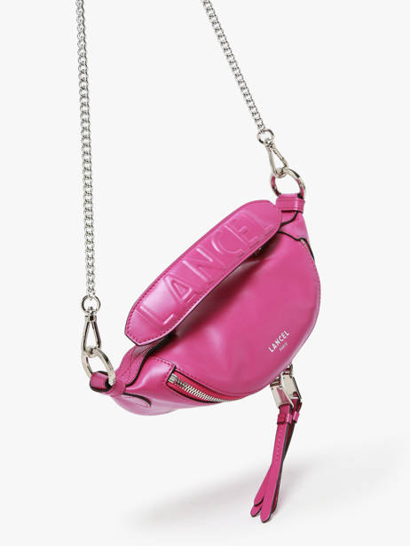 Cross Body Tas Xs Origami Leder Lancel Roze origami A12526 ander zicht 2