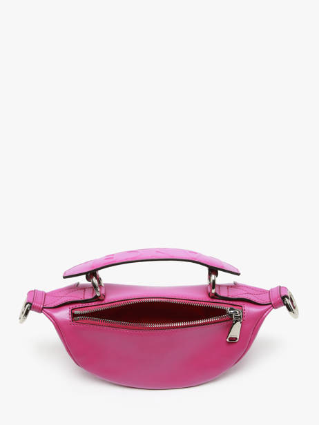 Cross Body Tas Xs Origami Leder Lancel Roze origami A12526 ander zicht 3