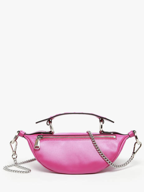Cross Body Tas Xs Origami Leder Lancel Roze origami A12526 ander zicht 4