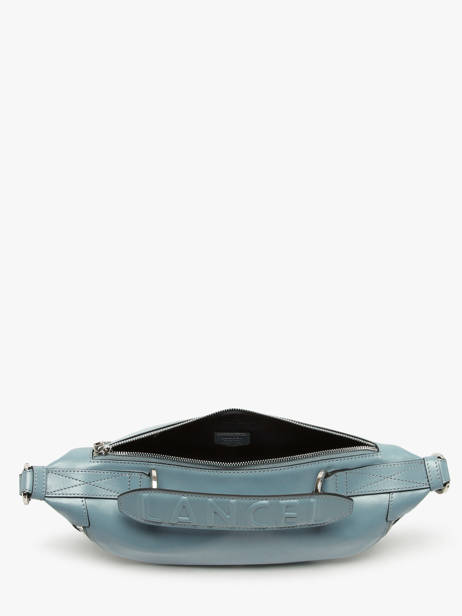 Cross Body Tas S Origami Leder Lancel Blauw origami A12527 ander zicht 3