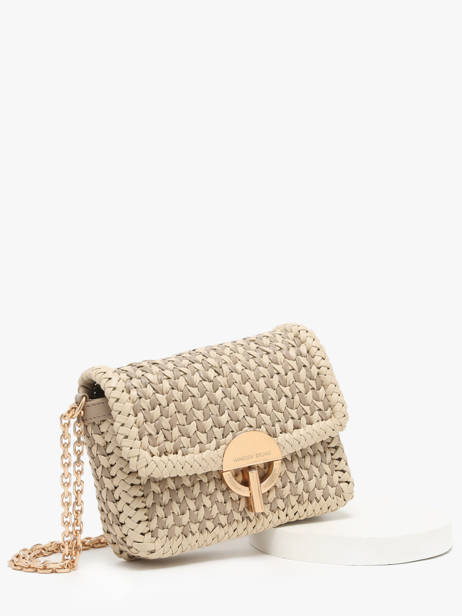Cross Body Tas Moon Leder Vanessa bruno Beige moon 15V40326 ander zicht 2