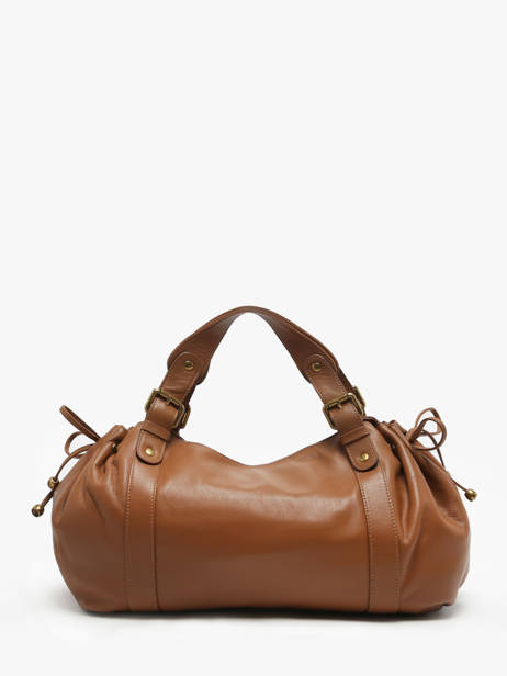 Schoudertas Icone Leder Gerard darel Bruin icone DBS01410 ander zicht 5