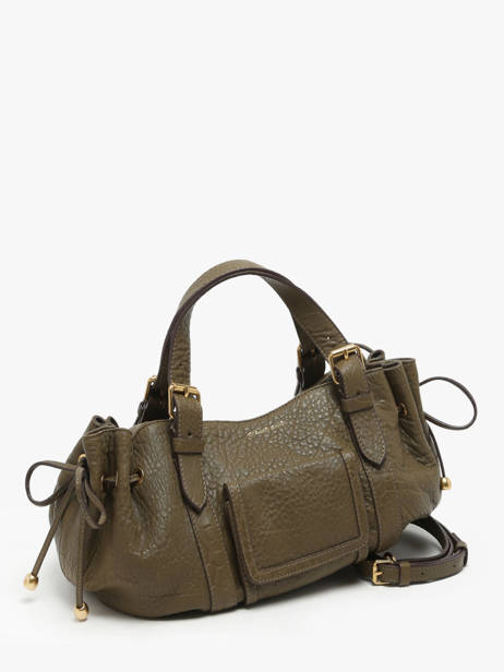 Schoudertas Bubble Leder Gerard darel Groen bubble DBS67428 ander zicht 2