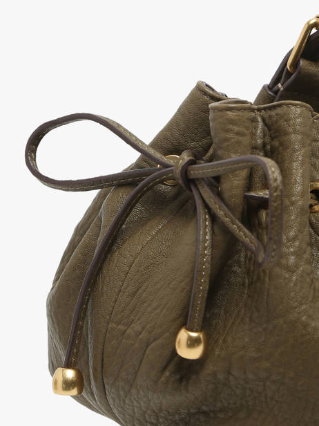 Schoudertas Bubble Leder Gerard darel Groen bubble DBS67428 ander zicht 3