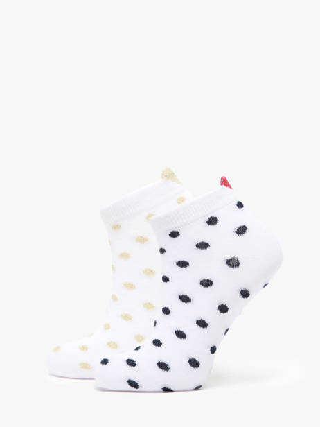 Sokken Pieces Wit socks women 17140773
