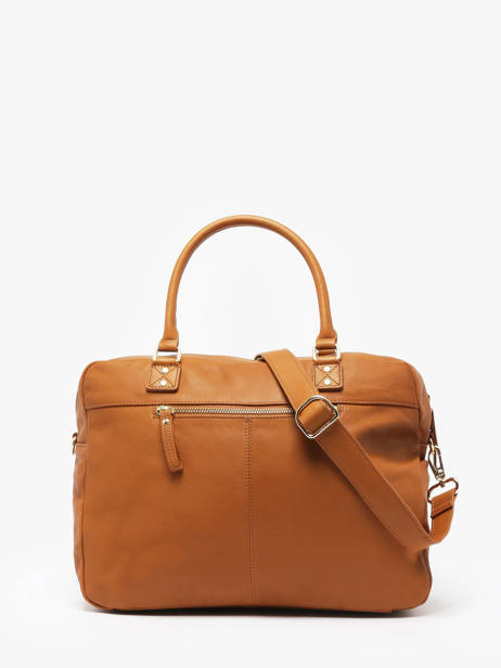 Handtas Vintage Leder Nat et nin Bruin vintage MACY ander zicht 4