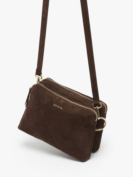 Cross Body Tas Vintage Leder Nat et nin Bruin vintage NAEL ander zicht 2
