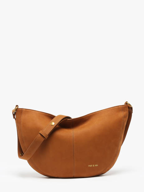 Cross Body Tas Vintage Leder Nat et nin Bruin vintage RODEO