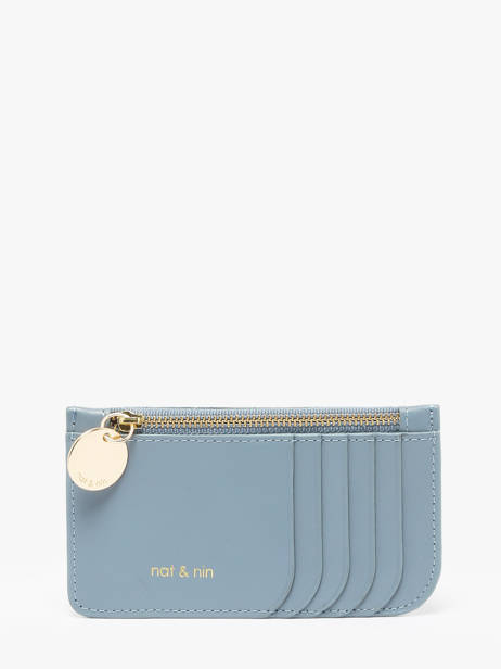 Portemonnee Alix Leder Nat et nin Blauw vintage ALIX