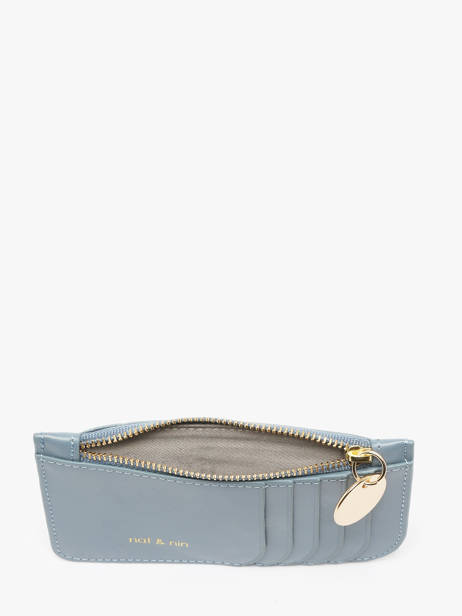 Portemonnee Alix Leder Nat et nin Blauw vintage ALIX ander zicht 1