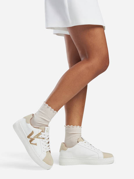 Sneakers Lou Vanessa wu Beige women BK2765BG ander zicht 1