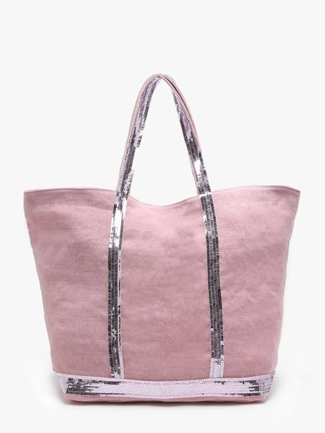 Handtas L Le Cabas Linnen Pailletten Vanessa bruno Roze cabas lin 31V40315