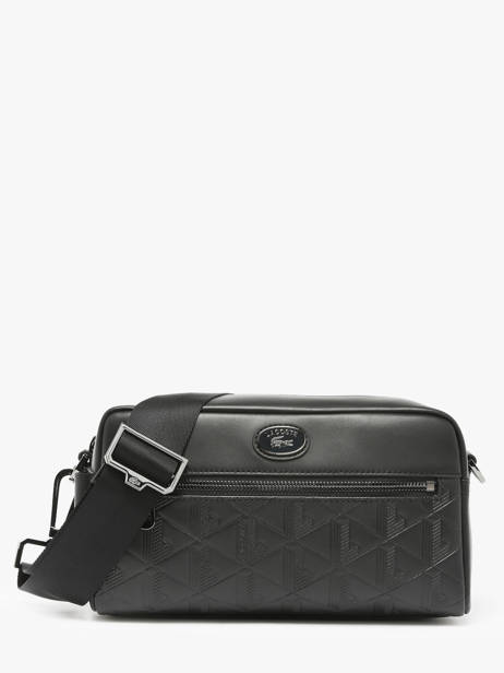Cross Body Tas Lacoste Zwart monogramme NH4398MR