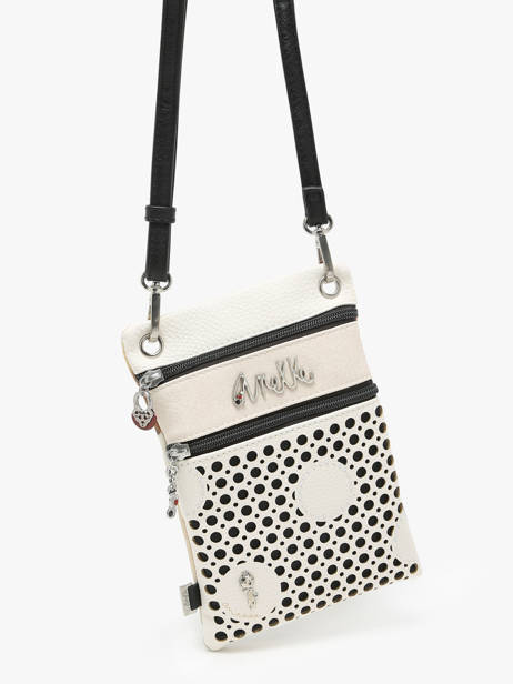 Cross Body Tas Lunares Polyurethaan Anekke Wit lunares 40723905 ander zicht 2