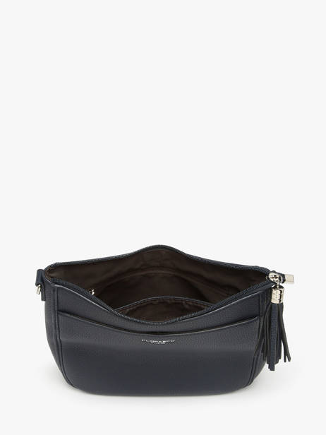 Cross Body Tas Grained Miniprix Blauw grained F8575 ander zicht 2