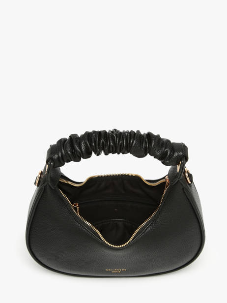 Cross Body Tas Grained Miniprix Zwart grained A9108 ander zicht 2