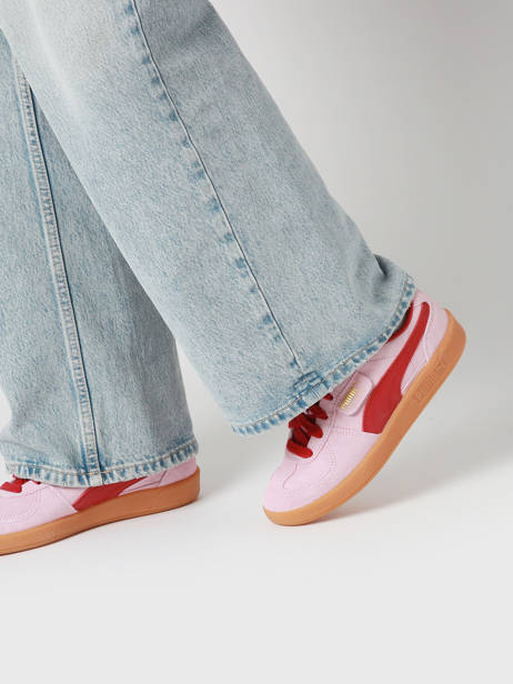 Sneakers Palermo Uit Leder Puma Roze women 39646350 ander zicht 1
