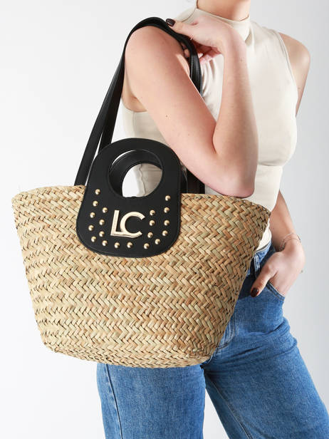 Schoudertas Panier Papier Lola casademunt Zwart panier 91 ander zicht 1