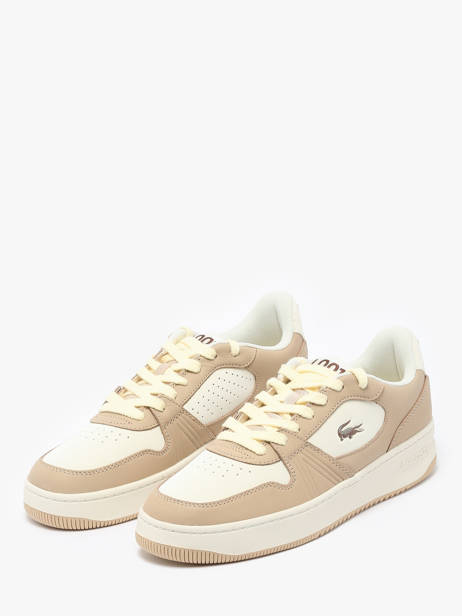 Sneakers L001 Uit Leder Lacoste Beige men 9SMA0045 ander zicht 2