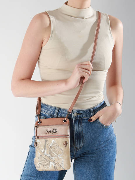 Cross Body Tas Memories Polyurethaan Anekke Bruin memories 40823905 ander zicht 1